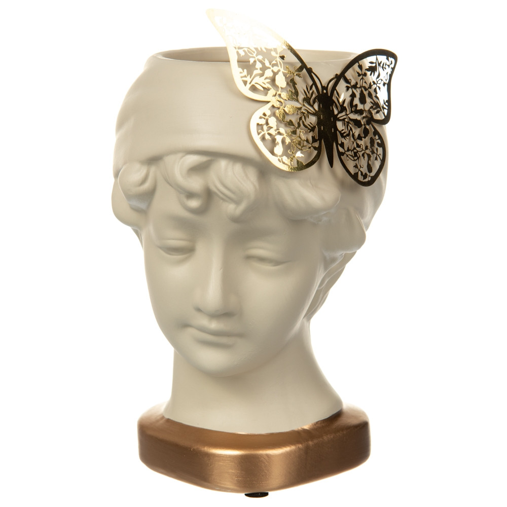 Керамічна ваза колір білий (8700-018)