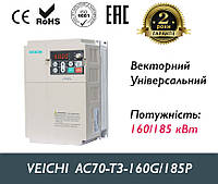 Преобразователь частоты Veichi AC70 160.0 кВт 3-ф/380 AC70-T3-160G/185P