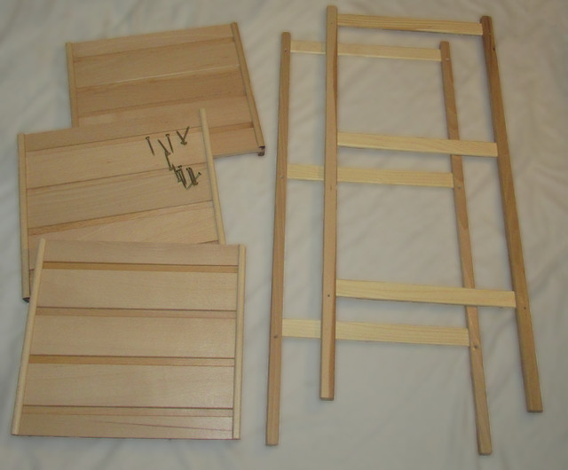 Етажерка для коль з дерева (розібрана) Етажерка, Етажерка