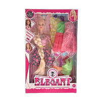 Лялька з нарядом 28см,довге волосся,сукня,в кор-ці,20,5х33х5см №051A(72)