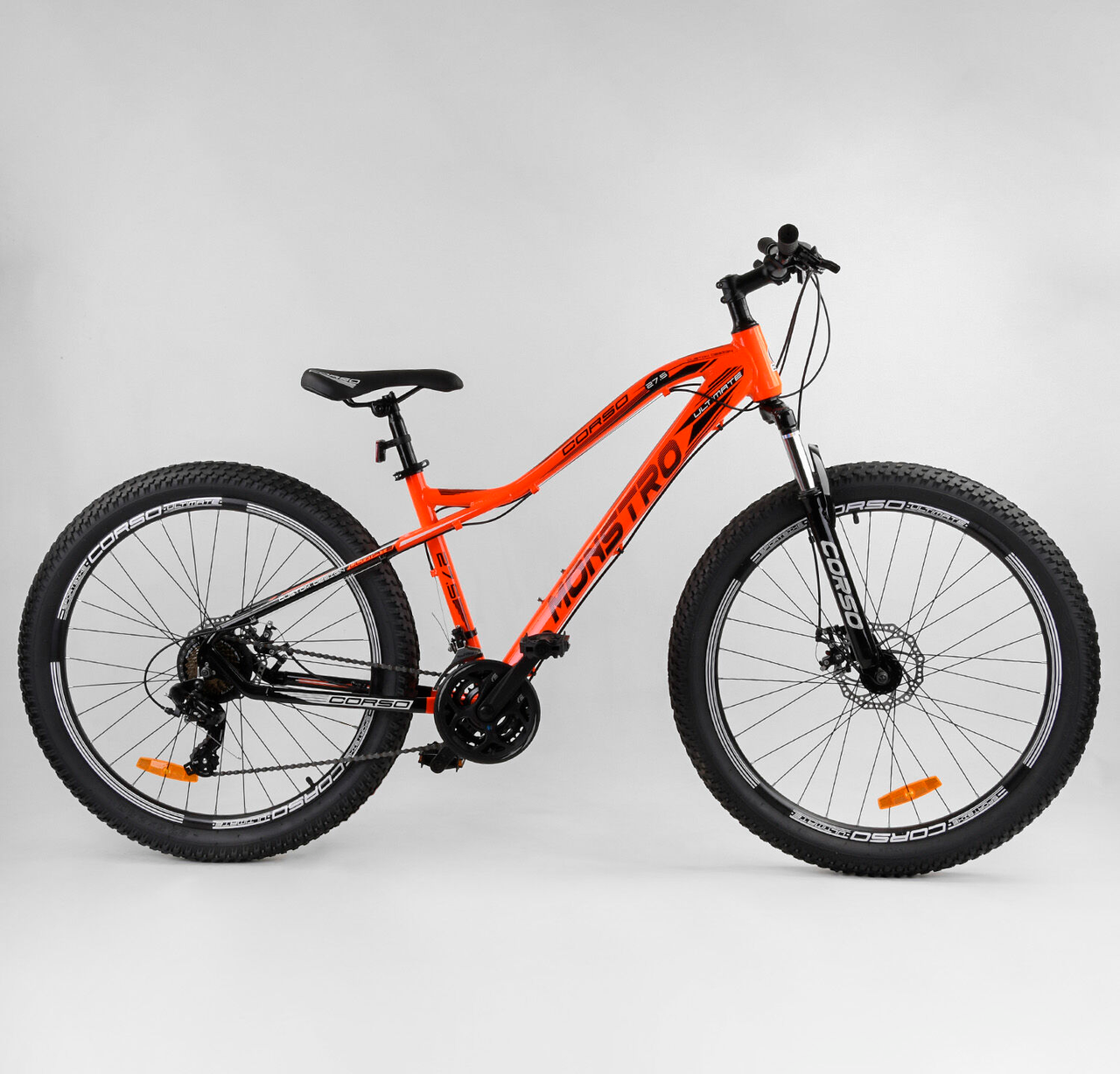 Велосипед CORSO MONSTRO 27.5" полуфетбайк