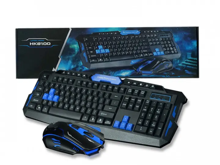 Бездротова ігрова комп'ютерна клавіатура та миша KEYBOARD HK-8100