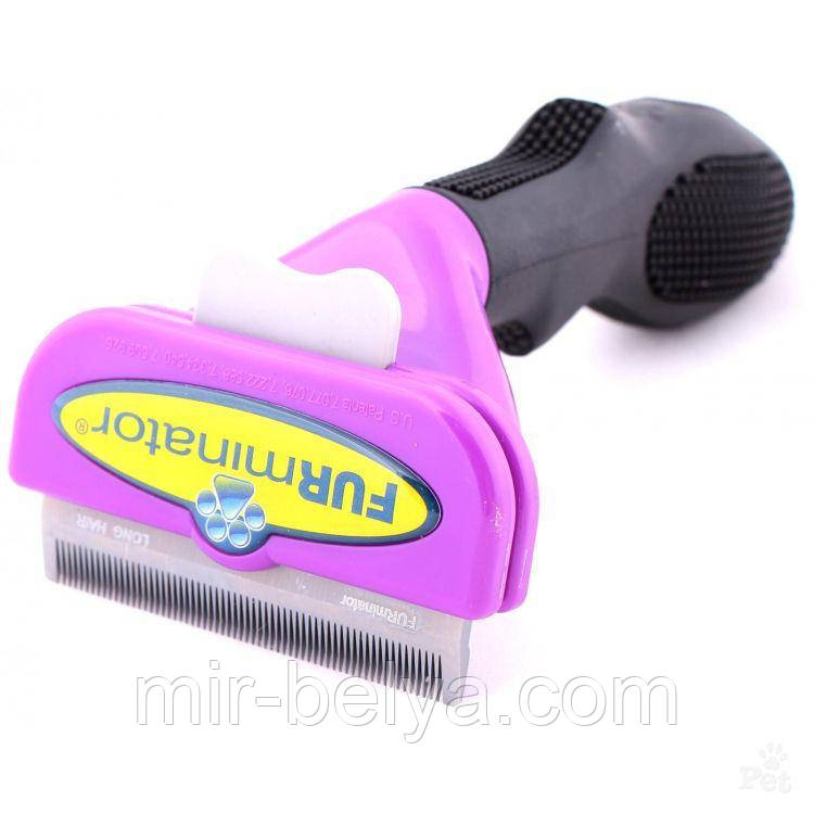 Фурминатор щітка для кішок і собак Жовтий FURminator Large Dog