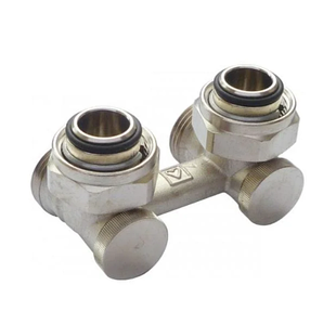 Вузол нижнього підключення Herz Progect, кутовий, G 3/4"