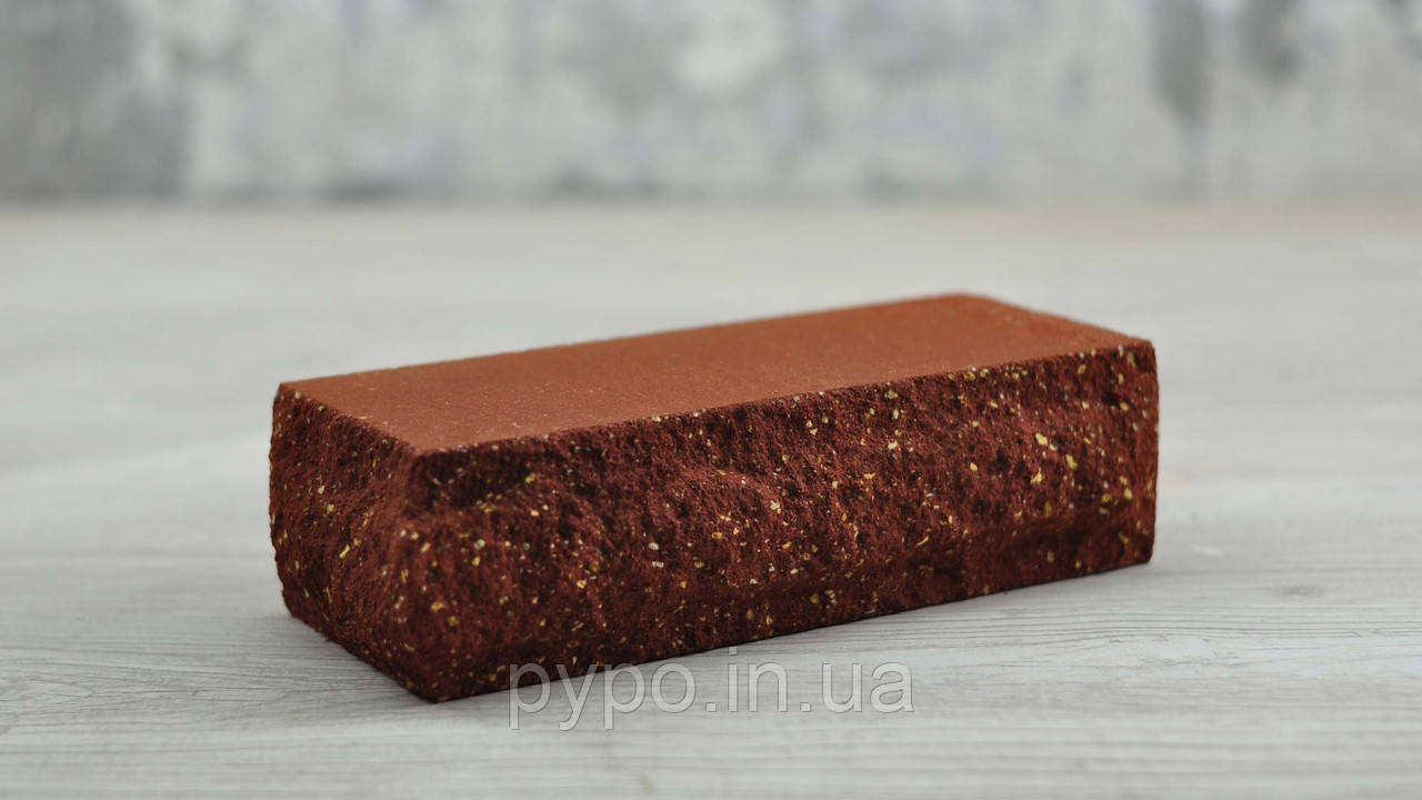 Цегла дорівнює скеля тичок Вишневий "Slim Stone".