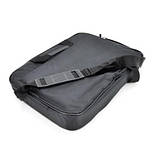Сумка для ноутбука 15,6" через плече з водовідштовхувального водонепроникного матеріалу, фото 2