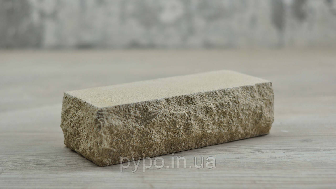 Цегла дорівнює скеля тичок Слонова кістка "Slim Stone".