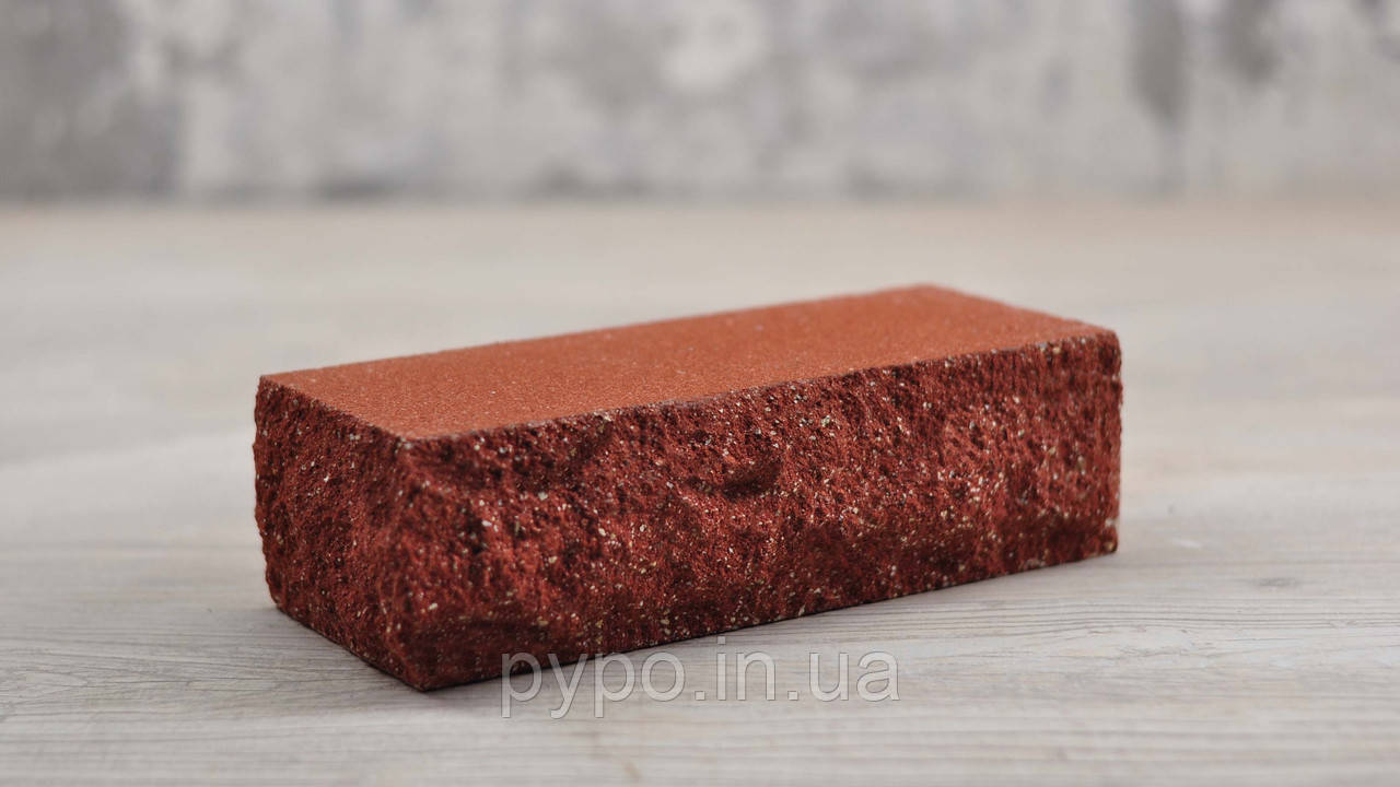 Цегла дорівнює скеля тичок Червоний "Slim Stone".