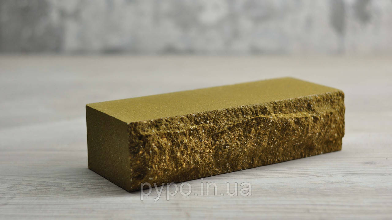 Цегла дорівнює скеля стінова Гірчичний "Slim Stone".