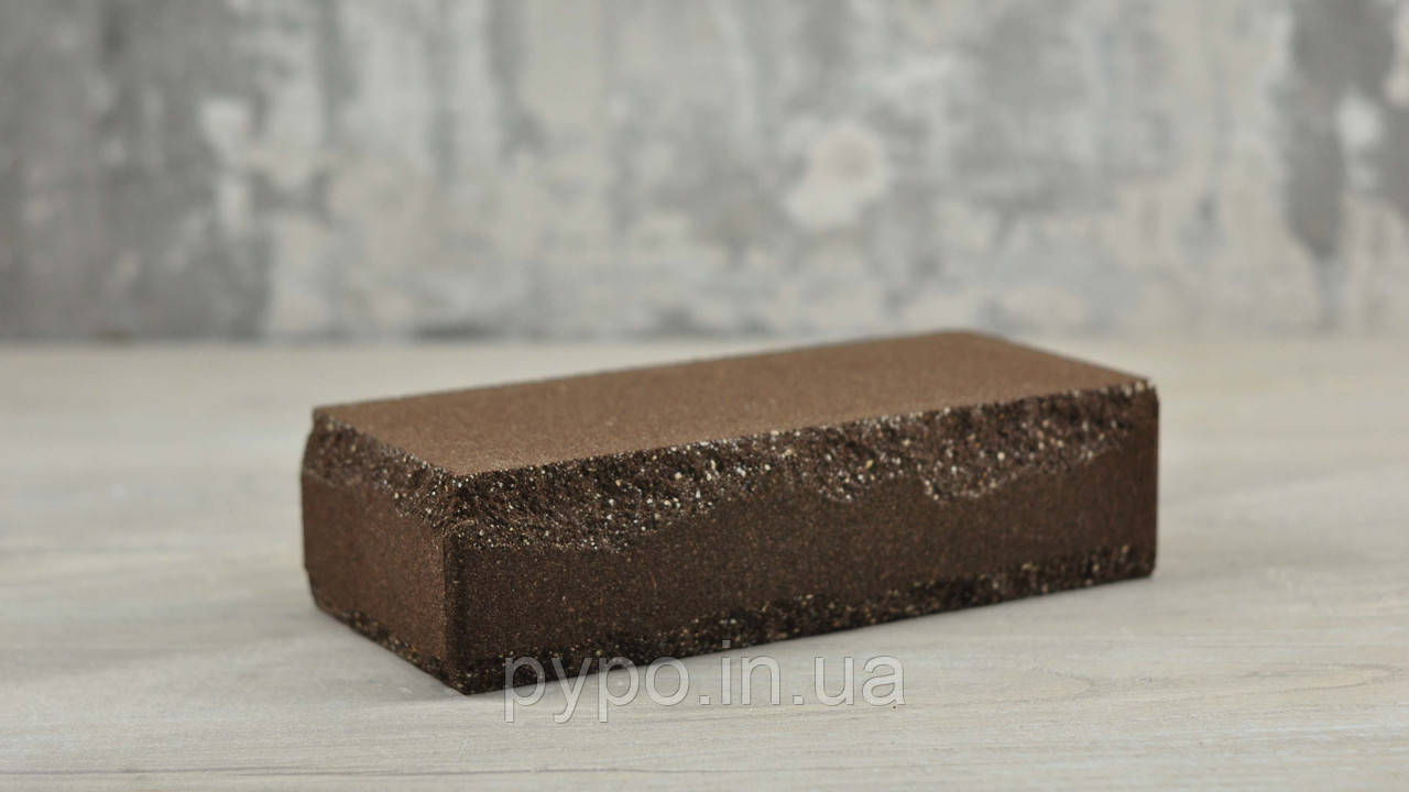 Цегла блискавка кутова Коричневий "Slim Stone".