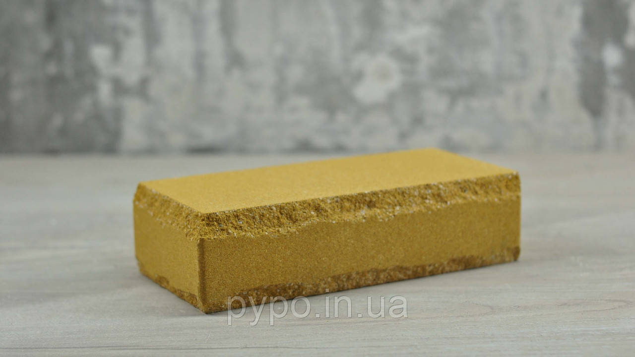 Цегла блискавка кутова Жовтий "Slim Stone".