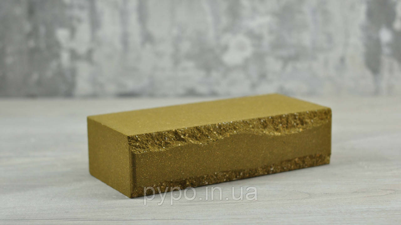 Цегла блискавка стінова Гірчичний "Slim Stone".