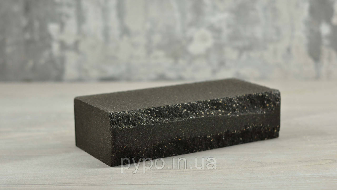 Цегла блискавка стінова Графіт "Slim Stone".