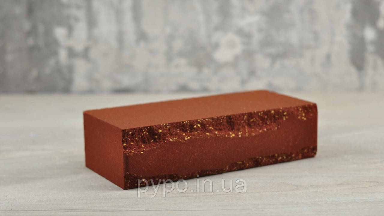 Цегла блискавка стінова Вишневий "Slim Stone".