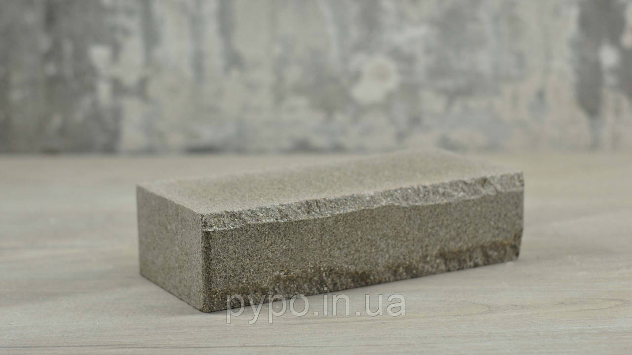 Цегла блискавка стінова Сірий "Slim Stone".