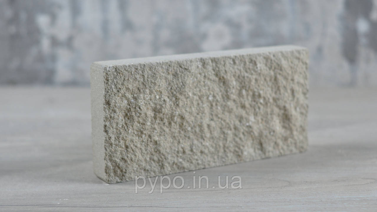 Плитка цокольна колота мармур Слонова кістка "Slim Stone".