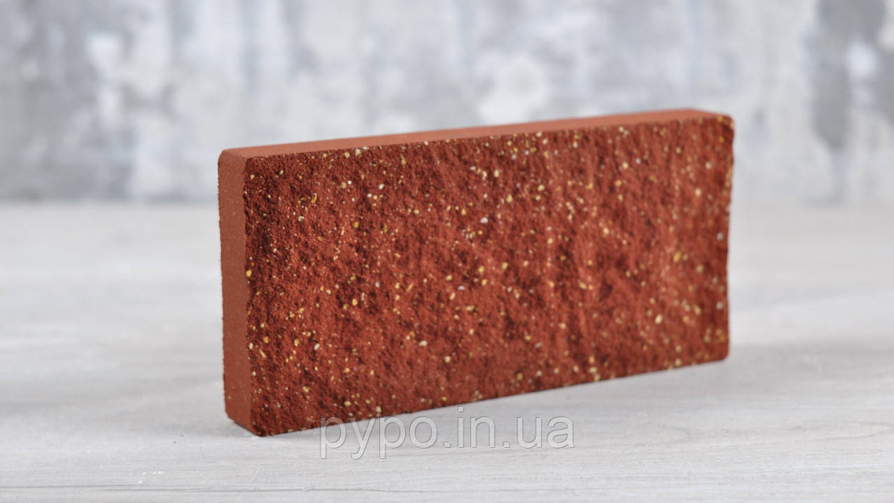 Плитка цокольна колота мармур Вишневий "Slim Stone".