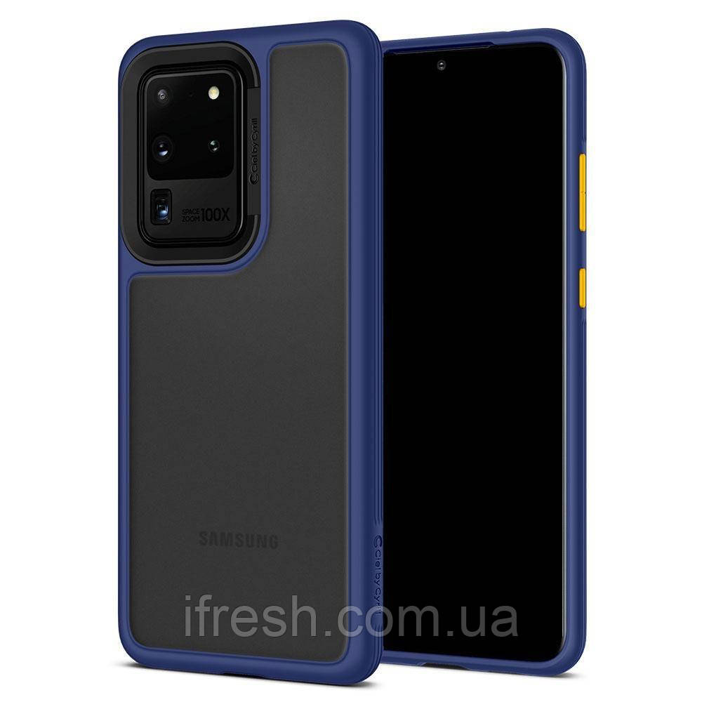 Чохол Spigen для Samsung Galaxy S20 Ultra — Ciel, Color Brick, Navy (ACS00727)
