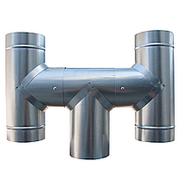 Дефлектор Д200 Н-подібний оцинкований