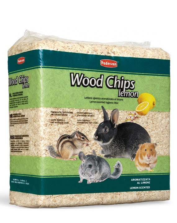 Padovan Wood Chips Lemon Гігієнічний наповнювач з ароматом лимона - 1 кг