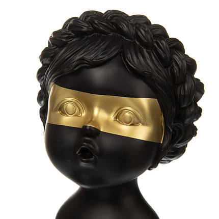 Керамічна статуетка, колір чорний (8700-009), фото 2