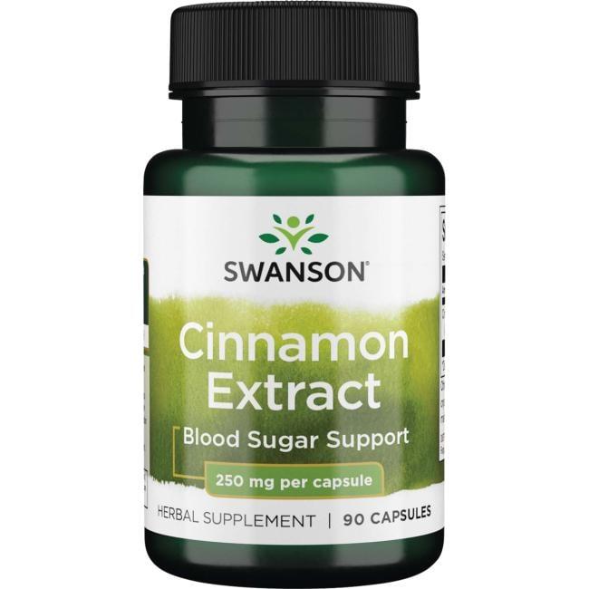Екстракт кориці, Cinnamon Extract, Swanson, 250 мг, 90 капсул