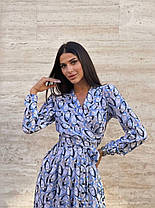 Платня Агата 002 жіноче Приємний запах з оббірками у кольоровий принт Smdi6314, фото 2