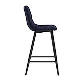 Полубарный стілець GLEN (Глен) синя рогожка від Concepto, фото 2