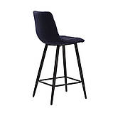 Полубарный стілець GLEN (Глен) синя рогожка від Concepto, фото 3