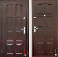 Дверь металлическая Zimen Модель 112 Темный Орех для квартиры, для офиса