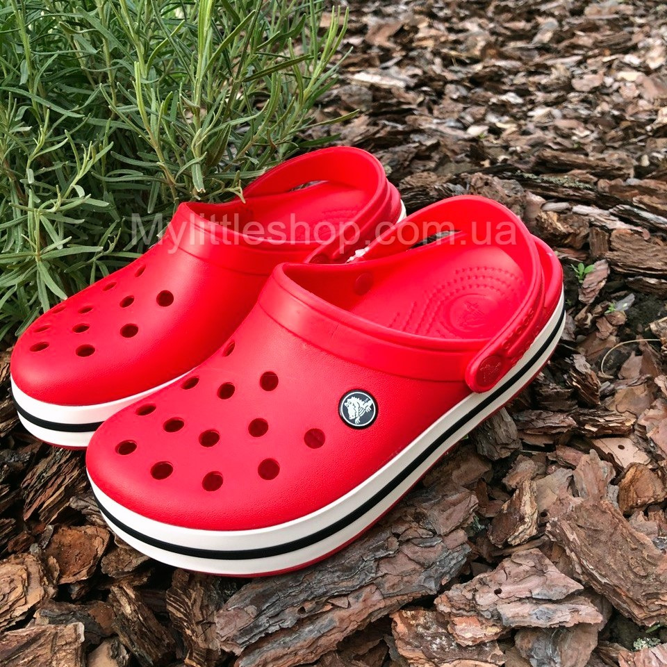 Сабо Crocs Crocband 43 р 27.7-28.2 см Червоні 14433-610-M10/W12 Red