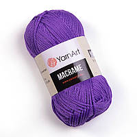 Пряжа YarnArt Macrame (Макраме) 135 сирень (шнур для вязания, нитки для макраме)
