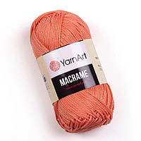 Пряжа YarnArt Macrame (Макраме) 160 персик (шнур для вязания, нитки для макраме)