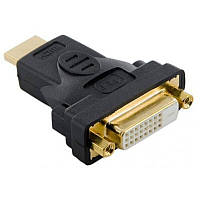 Переходник Atcom DVI - HDMI (M/F), 24pin, Black (9155)