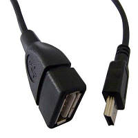 Кабель ATcom USB 2.0 AF/Mini USB (5 pin) 0.8M OTG