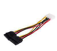 Кабель питания Atcom (16148) Molex-2Sata, 0.2 м