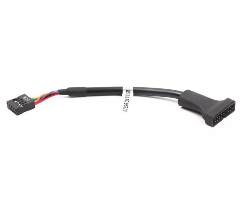 Кабель Cablexpert (CC-U3U2-01) USB2.0 — USB3.0, внутрішній, чорний, 0.15 м