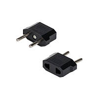 Перехідник Atcom UK/US — EU Black (14345)