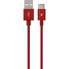 Кабель Ttec (2DK18K) USB Type-C, AlumiCable, 1.2 м, Red