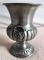 Старовинна олов"яна ваза з ручками, тавро, Франція