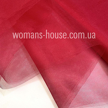 Фатин м'який (Kristal Tul) Малиновий