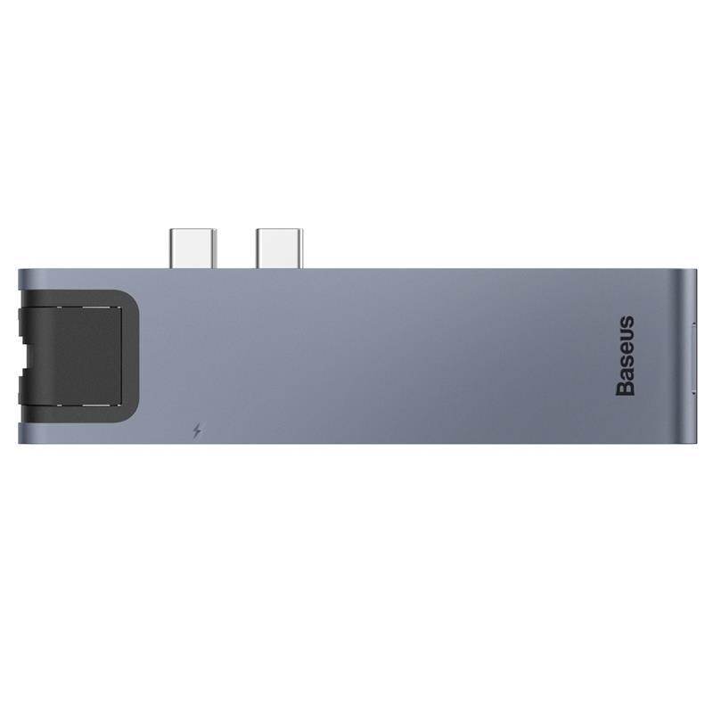 Концентратор USB-C 7-in-one smart Grey (CAHUB-L0G) - фото 1 - id-p1465898262