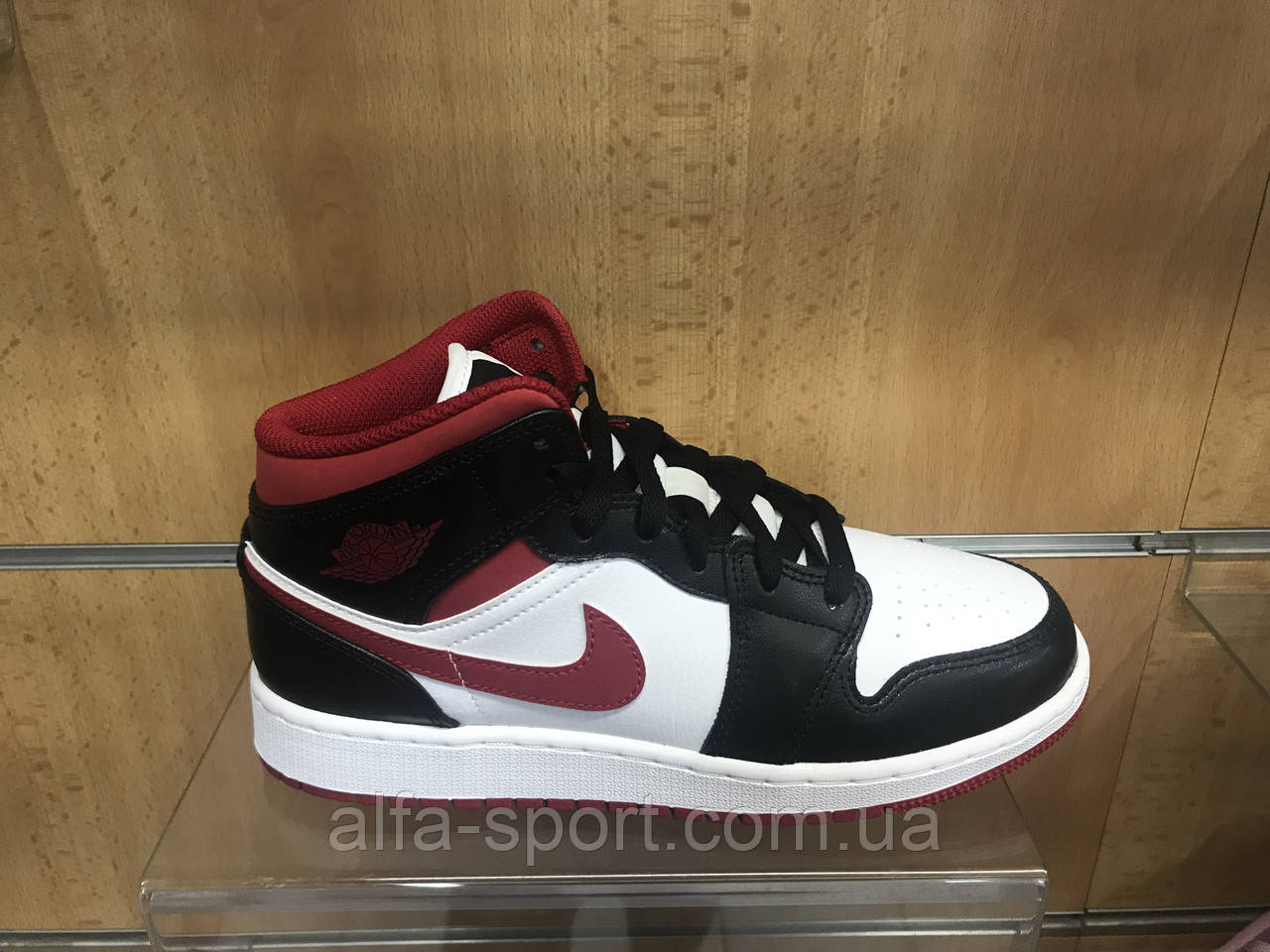 Кроссовки Air Jordan 1 Mid (GS) (DJ4695-122), фото 1