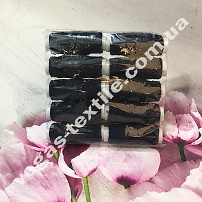 Нитка гумка колір Темно-синій (пачка 10 котушок, бобіна 25 м)