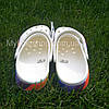 Сабо Crocs Crocband 45 р 29.2-29.7 см Різнокольорові білі 206361-94S-M12/W14 Rainbow Block White, фото 7