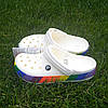 Сабо Crocs Crocband 45 р 29.2-29.7 см Різнокольорові білі 206361-94S-M12/W14 Rainbow Block White, фото 3