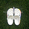 Сабо Crocs Crocband 45 р 29.2-29.7 см Різнокольорові білі 206361-94S-M12/W14 Rainbow Block White, фото 6