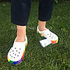 Сабо Crocs Crocband 45 р 29.2-29.7 см Різнокольорові білі 206361-94S-M12/W14 Rainbow Block White, фото 9