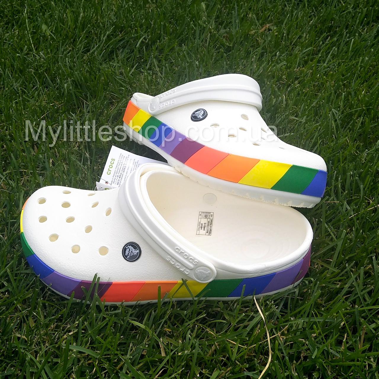 Crocs rainbow clearance band