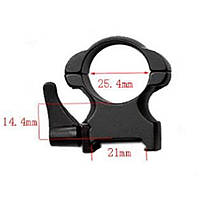 Кільця сталеві CORE SR-4003WM швидкознімні з кріплення під вивер, висота 14,4 мм